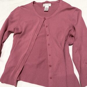 Pink button up Cardigan